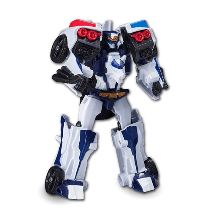 Tobot V Youngtoys Mini Captain Police Robot Hành động Hình chuyển đổi thành đồ chơi xe cảnh sát Kích thước nhỏ cho bé trai (Sản phẩm duy nhất)