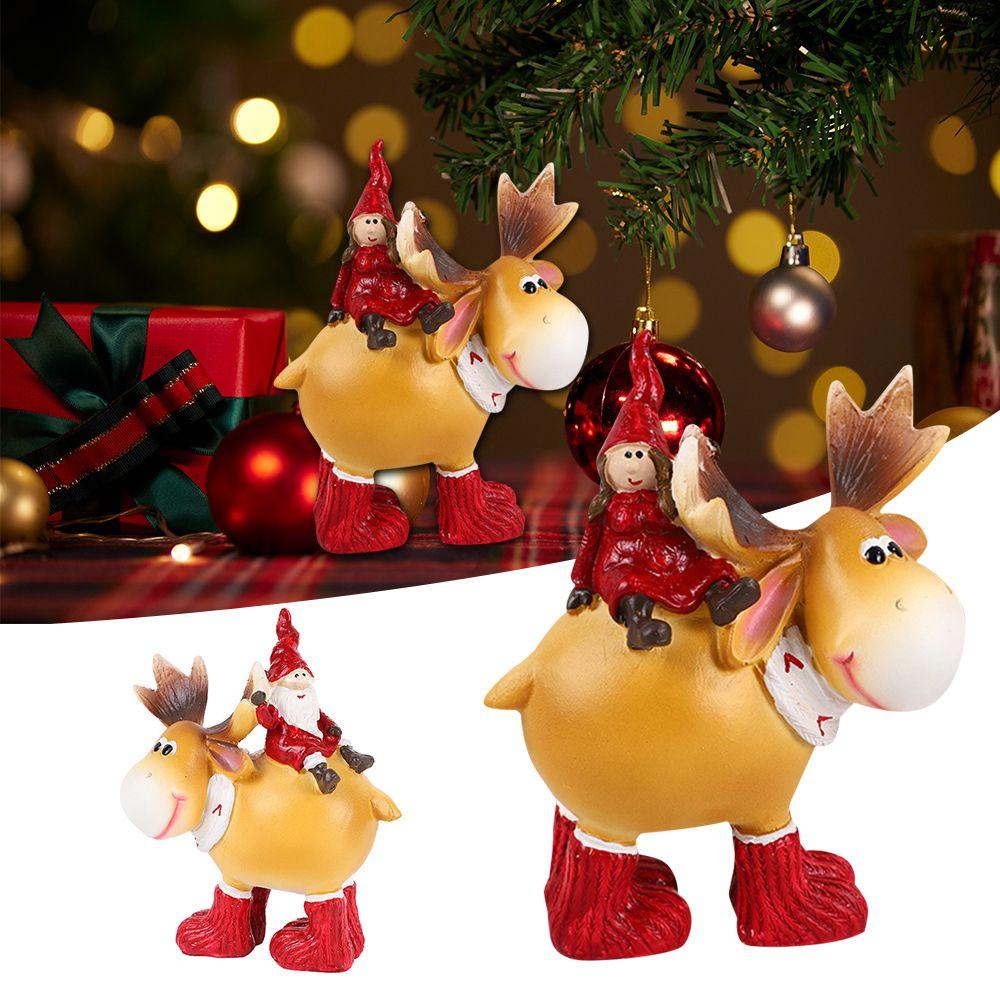 Phụ Kiện Trang Trí Bàn Tiệc Giáng Sinh Hình Tuần Lộc / Ông Già Noel