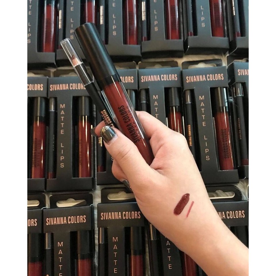 (HÀNG AUTH) Son Kem Lì Sivanna Colors Matte Lips | BigBuy360 - bigbuy360.vn