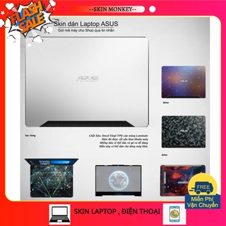 Skin miếng dàn dành cho Laptop Asus in hình Aluminum Chrome bạc bóng (inbox mã máy cho Shop)