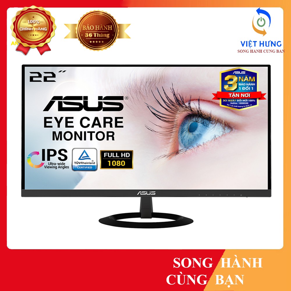 Màn Hình Siêu Mỏng ASUS VZ228HE 21.5 inch IPS Full HD Bảo Vệ Mắt