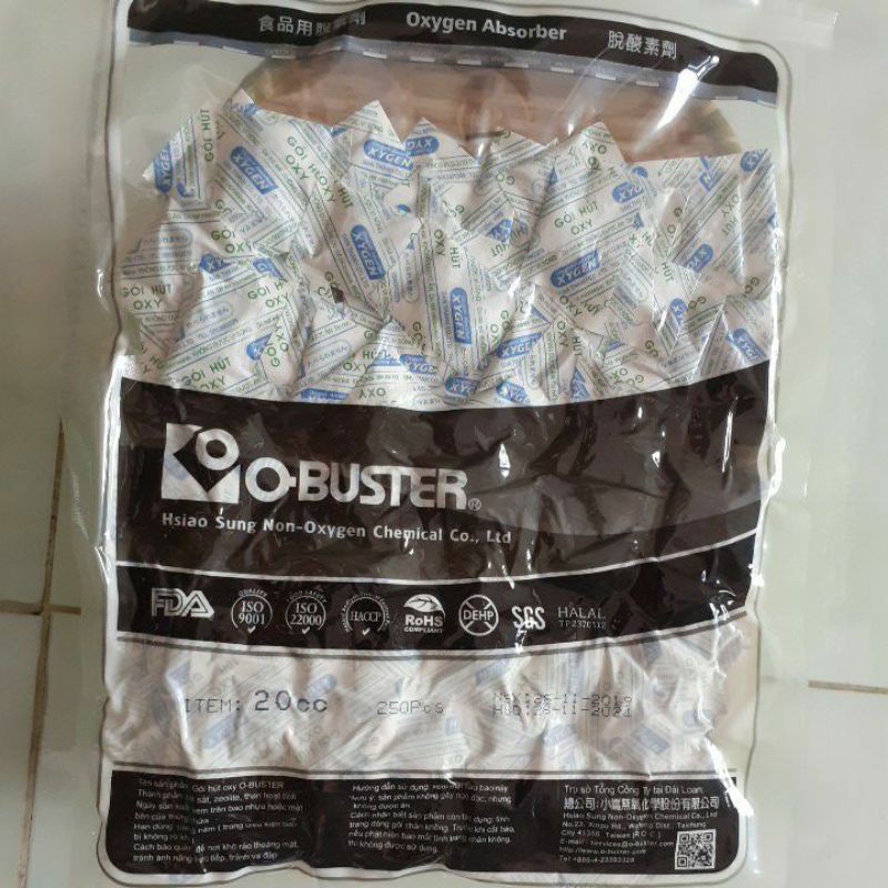 Túi hút ẩm oxy 250 c