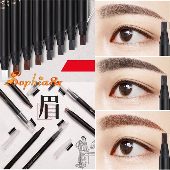 Chì xé kẻ mày cao cấp Haozhuang Make Up Milano Eyebrow Pencil | BigBuy360 - bigbuy360.vn