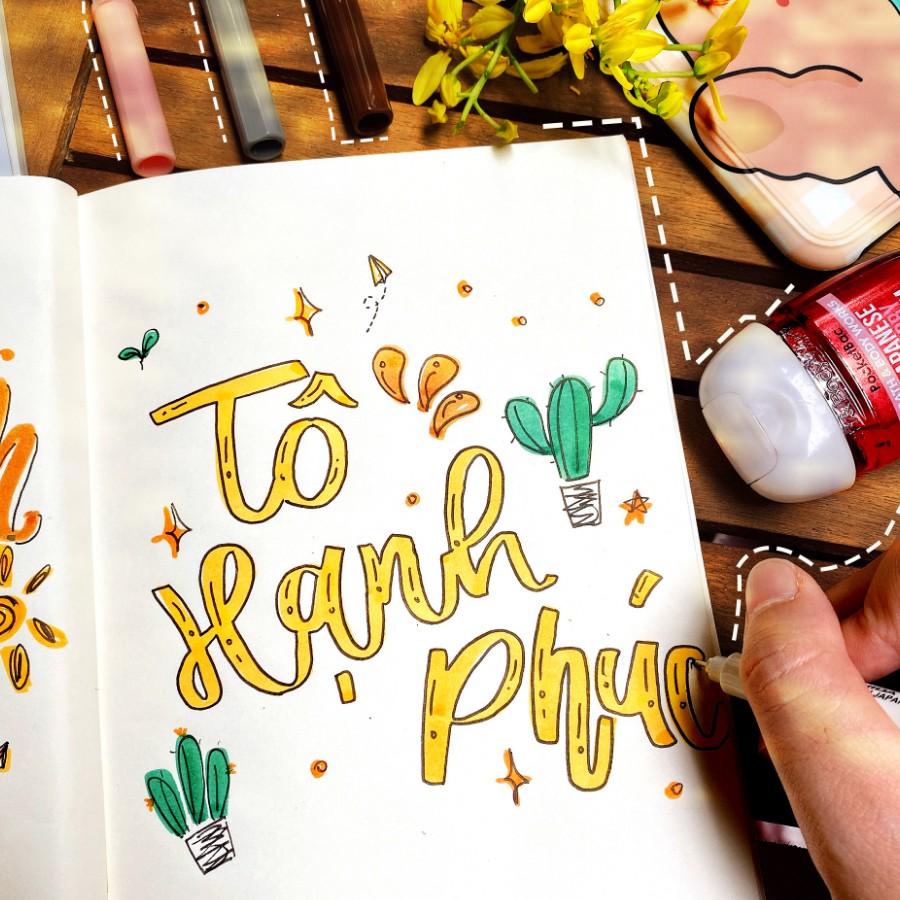 Hộp dụng cụ vẽ Sketchnote - HAPPYBOX