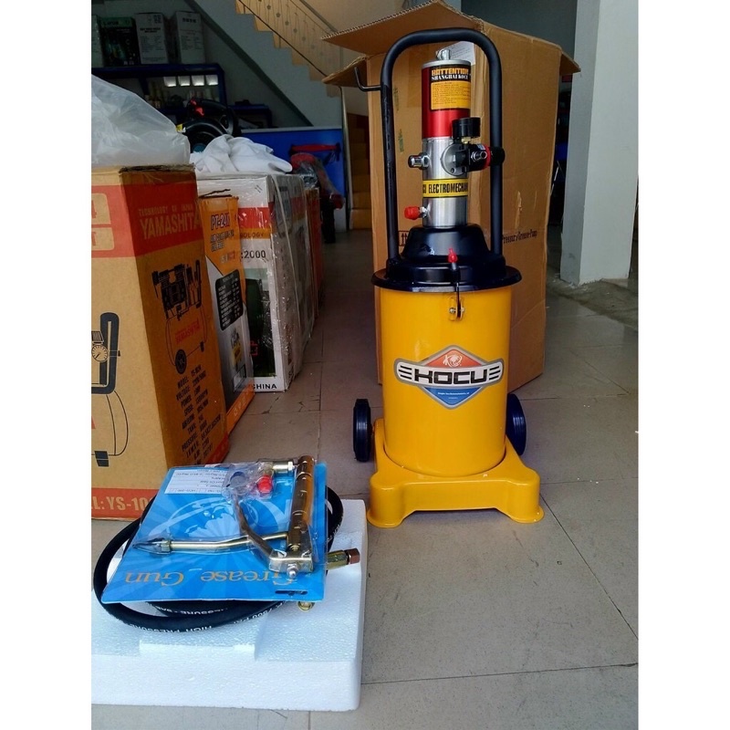 Máy bơm mỡ khí nén 12L KOCU GZ-8