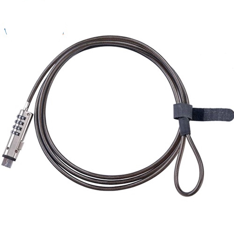 Khóa laptop cổng USB dài 1.8m, Làm Bằng Hợp Kim Kẽm Và Thép- Chống trộm tuyệt đối cho Laptop