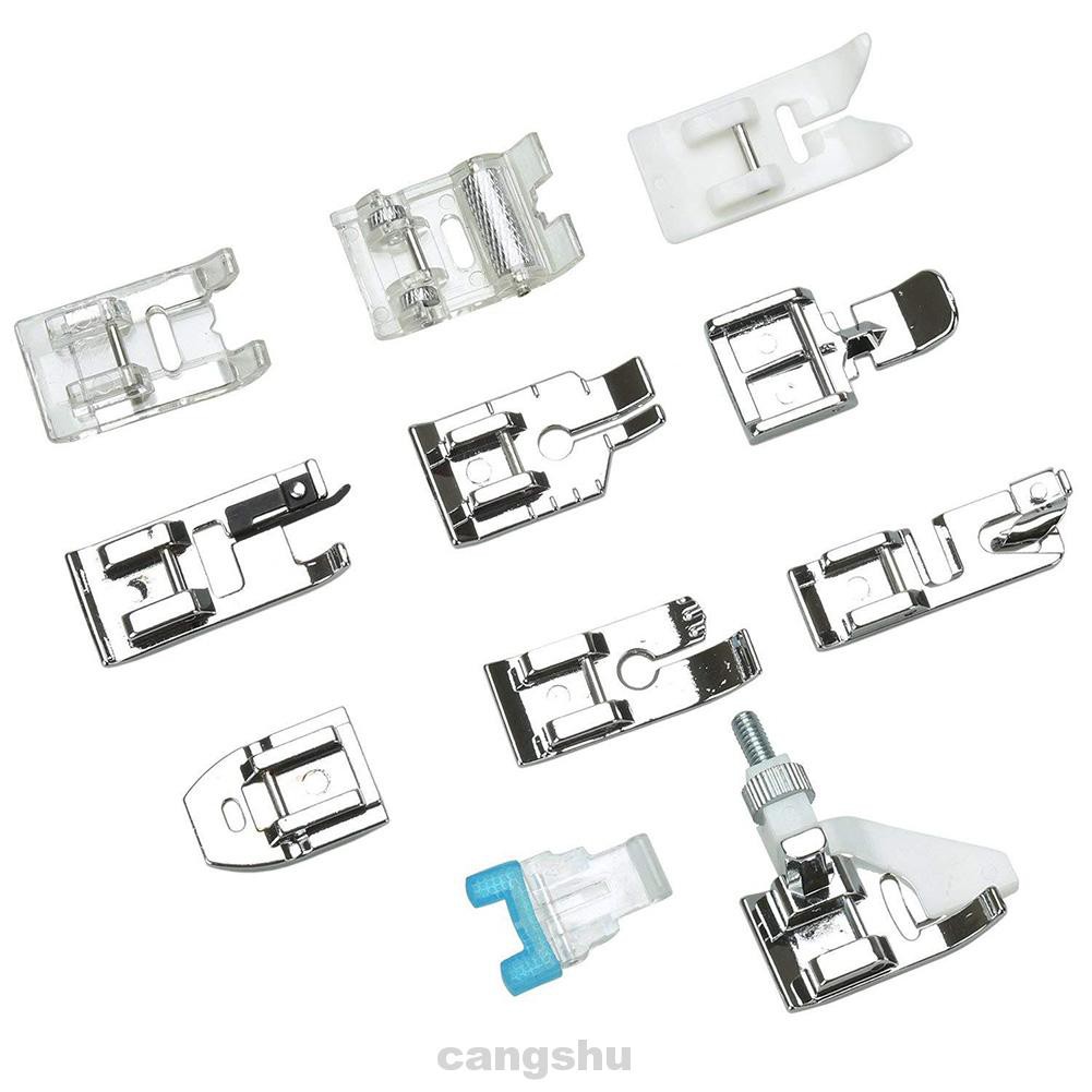 13pcs/Set Mini Spare Parts Braided Tailor Sewing Machine Accessories With Edge Clip Presser Feet