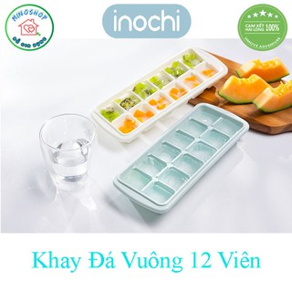 Khay Đá Vuông Kari 12 Viên, Khay Làm Thạch Cho Bé