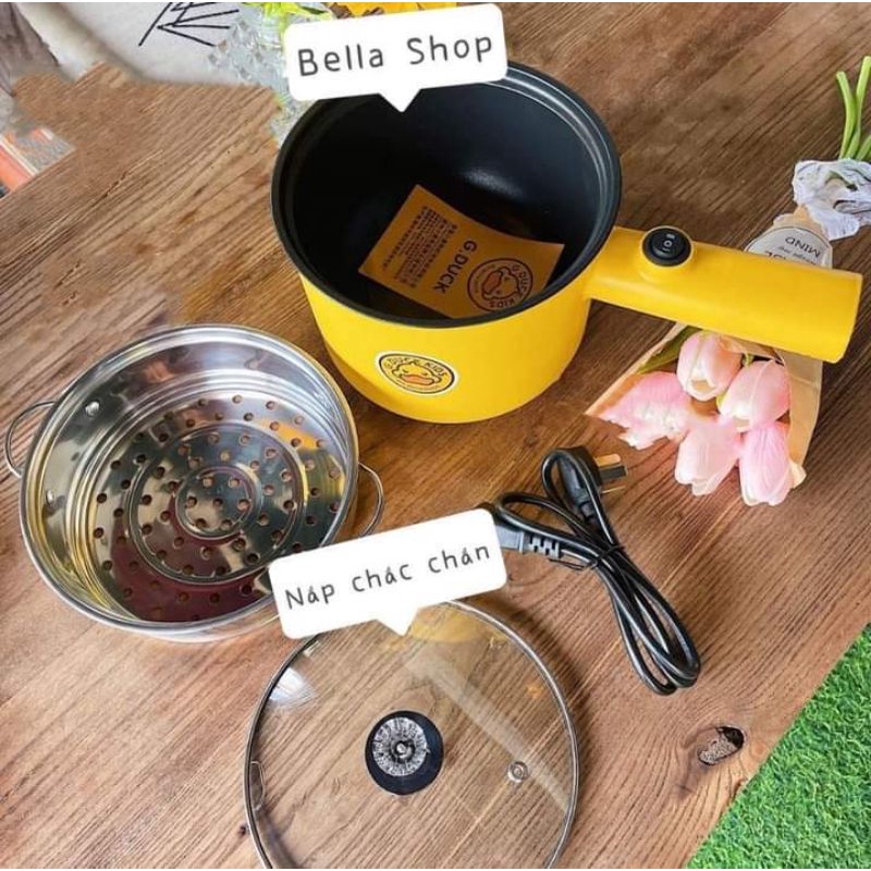 🌸🌸 Nồi điện Mini đa năng G.Duck - Nấu ,Hấp ,Luộc ,Ăn lẩu - Công suất lớn 🌸🌸