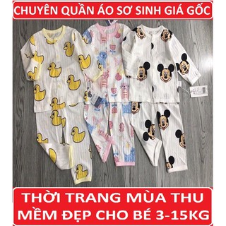 BỘ QUẦN ÁO SƠ SINH COTTON GIẤY DÀI TAY NOUBABY MỀM ĐẸP CHO BÉ TRAI BÉ GÁI