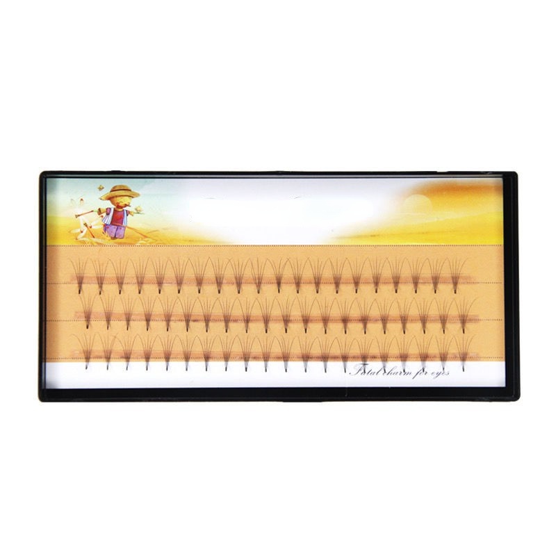 Set 60 Lông Mi Giả Tự Nhiên 10d 8 10 12mm Kèm 1 Dụng Cụ Hỗ Trợ Trang Điểm