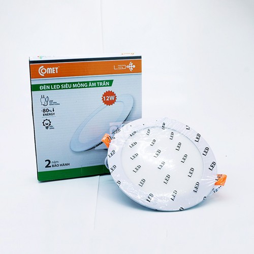 Đèn Led Âm Trần Siêu Mỏng Fighter Comet 12W CD01F012