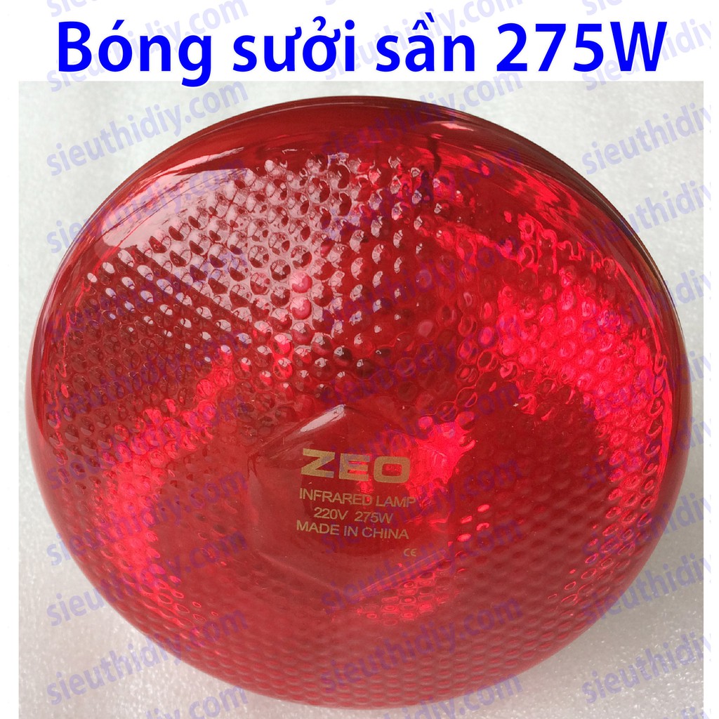 Bóng sưởi sần 275W giảm chói dùng cho nhà tắm, sưởi ấm