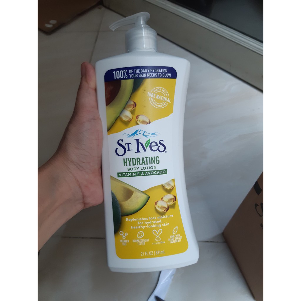 Sữa Dưỡng Thể St.Ives Body Lotion 621ml bơ hàng