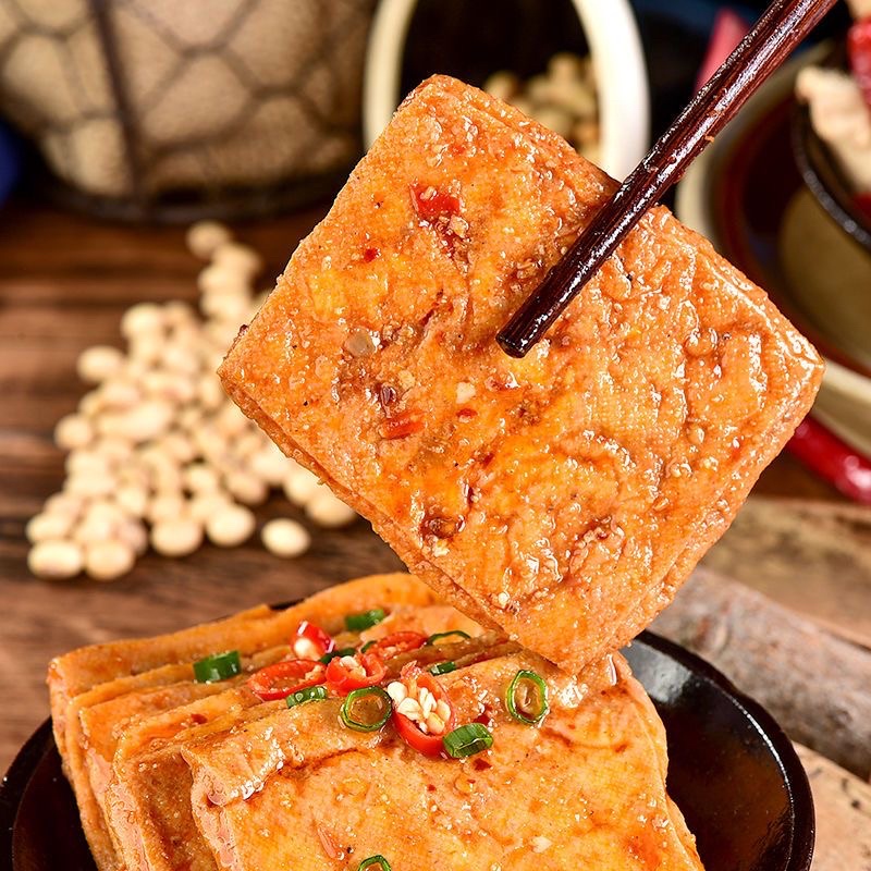 Đậu Phụ Vàng Cay , Đậu Hũ Tứ Xuyên Thơm Ngon