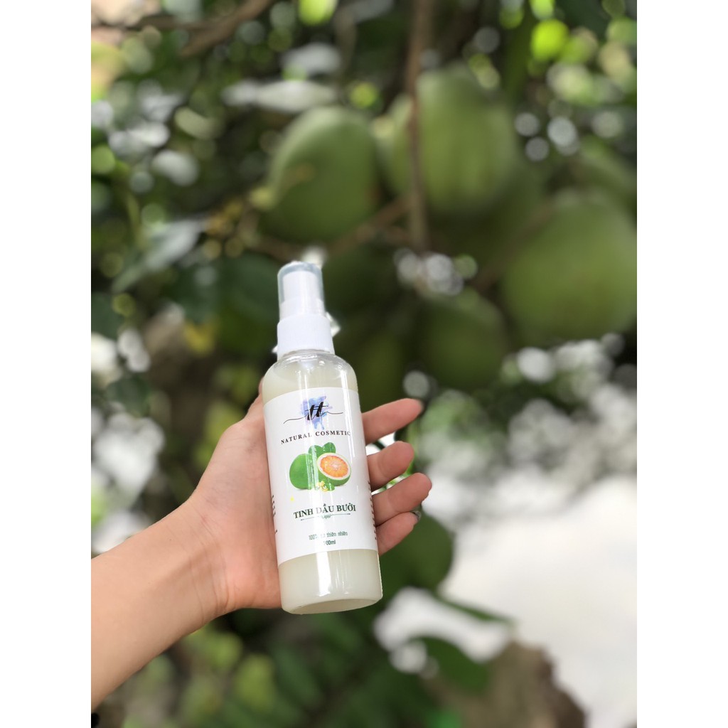 tamtitthaoduoc Tinh dầu bưởi hương nhu 100ml-Dạng xịt kích thích mọc tóc-tiemxuongrong-mocnhannatural