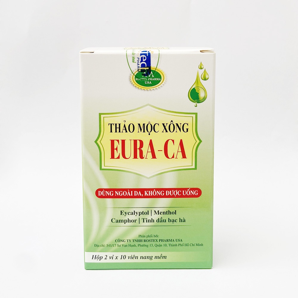 Thảo mộc xông giúp xông giải cảm, sát khuẩn tai mũi họng, ngừa vi khuẩn virus - 20 viên [Thảo mộc xông Eura-ca]