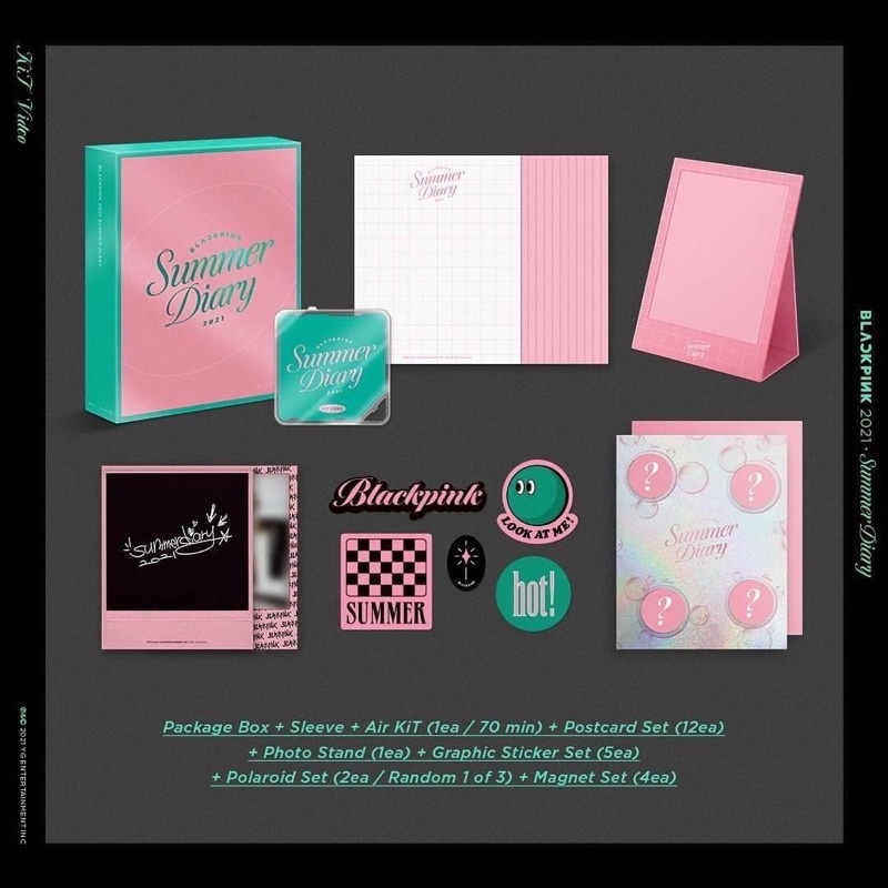 SUMMER DIARY BLACKPINK 2021 - Bộ ảnh mùa hè 2021 của Blackpink
