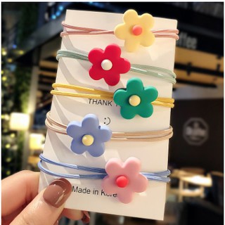 Chun buộc tóc hoa năm cánh Hàn Quốc