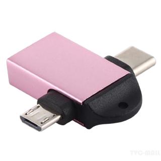 Đầu Chuyển Đổi Usb 3.0 Sang Type-C + Micro Usb Đa Năng