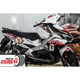 Tem Trùm AB Đen Trắng Ohlins