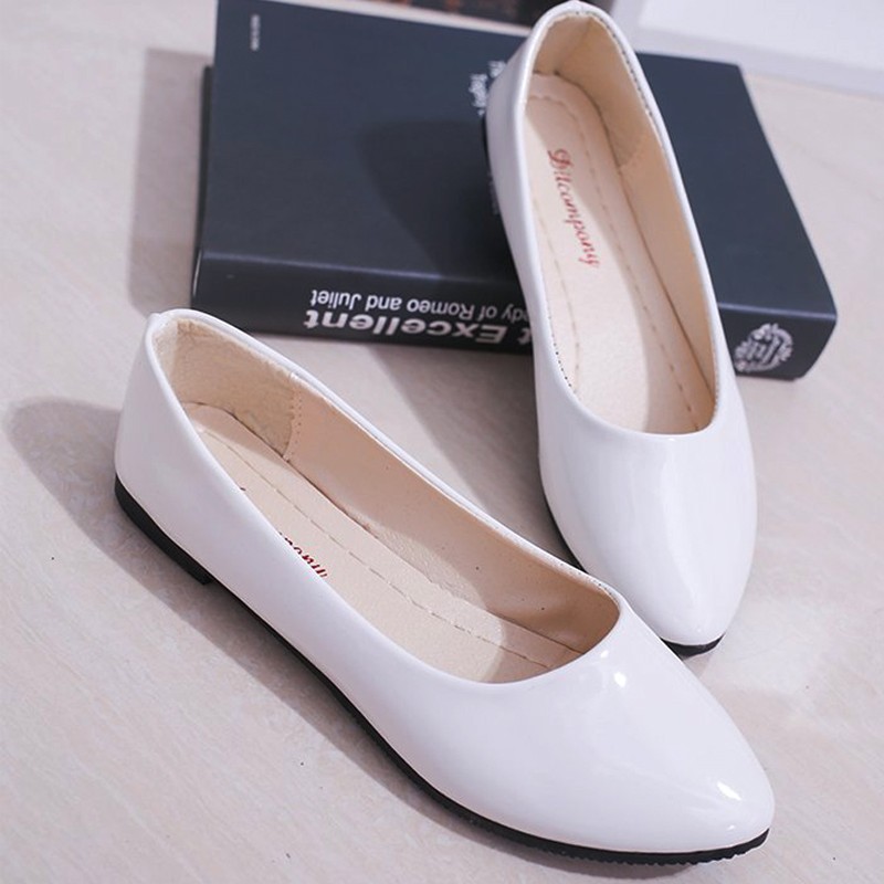 Giày búp bê nữ da bóng mềm dáng chuẩn -309 | BigBuy360 - bigbuy360.vn