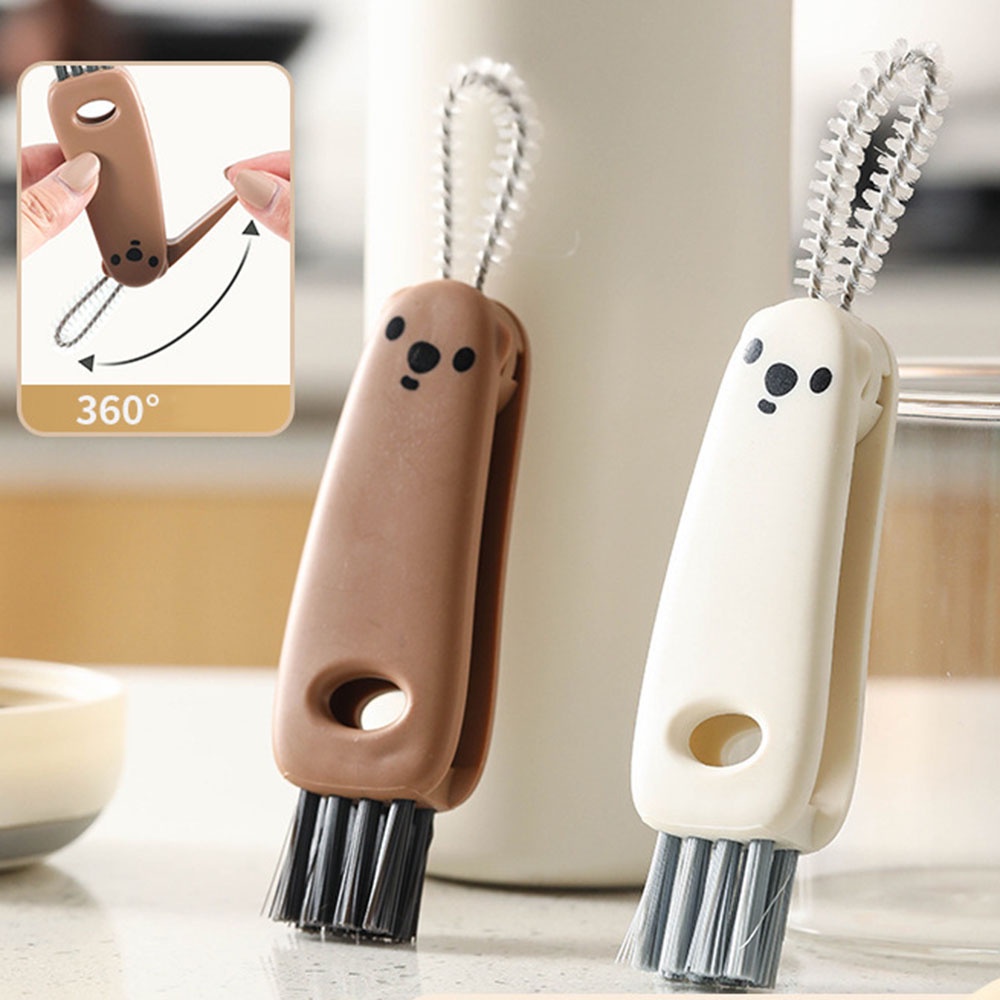 Cọ Rửa Bình Sữa Em Bé Bằng Cao Su Ba Trong Một Tiện Dụng