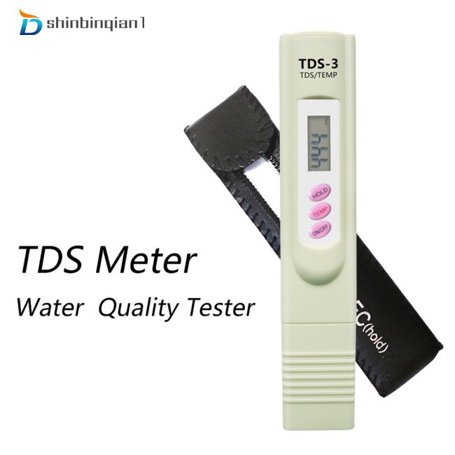 efl Tds-3 Meter Temp Ppm Digital  Lcd  Tester Detector For Tap Water Quality Filter Purity 0-9990