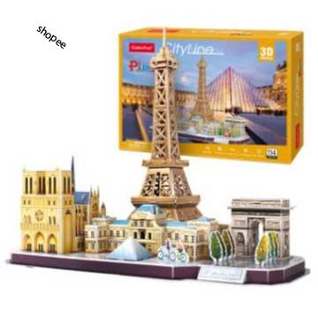 Bộ đồ chơi lắp ghép mô hình kỳ quan thế giới CityLine  - Thành phố Paris Pháp