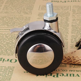 Bánh Xe Lăn Inox Chốt Vặn Khóa Hãm 8*50mm - Có chốt khóa thông minh giúp cố định sản phẩm