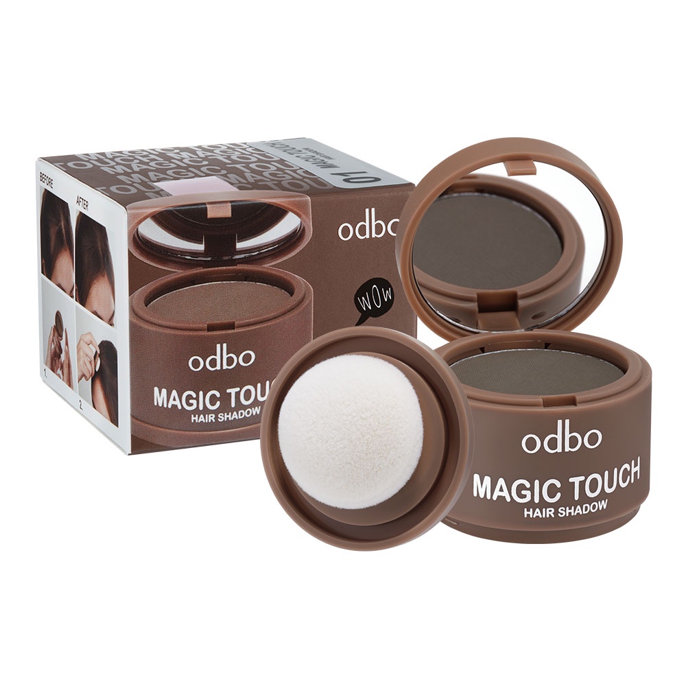 Kem Che Khuyết Điểm Tóc Thưa Hói với 3 màu tự nhiên odbo Magic Touch Hair Shadow 3g OD1-107