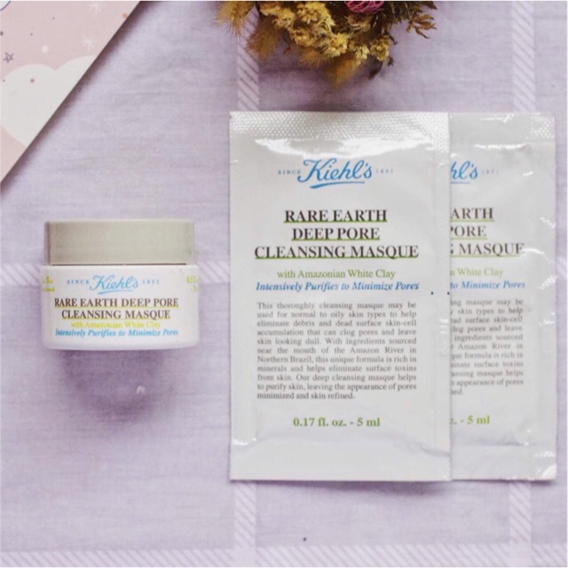 Gói Mặt nạ Đất Sét KIEHL'S Rare Earth Deep Pore Cleansing Masque 5ml