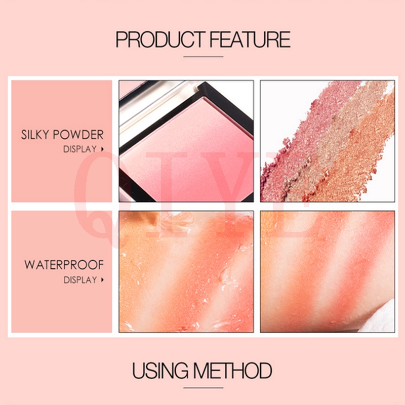 [Hàng mới về] Phấn má FOCALLURE 4 màu ombre chất kem mịn | BigBuy360 - bigbuy360.vn