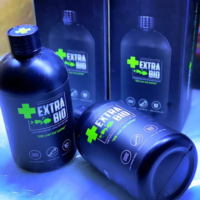 Men Extra Bio chai -1000 ml | Chế phẩm sinh học Extra Bio làm trong hồ cá