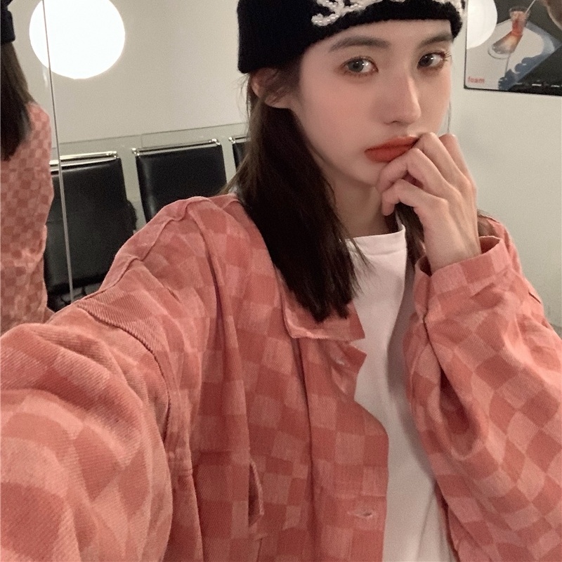 Áo Khoác Dáng Rộng Mỏng Phong Cách Hàn Quốc Mùa Thu