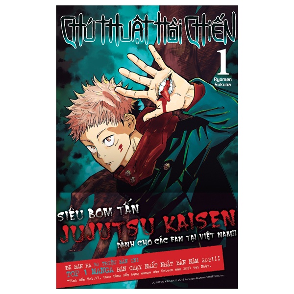 Jujusu kaisen - Chú thuật hồi chiến - vol1 Bản thường