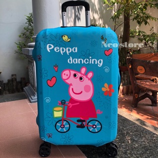 Áo bọc vali Du Lịch Peppa Dancing