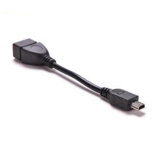 Cáp OTG USB to Mini USB, cáp đầu vuông