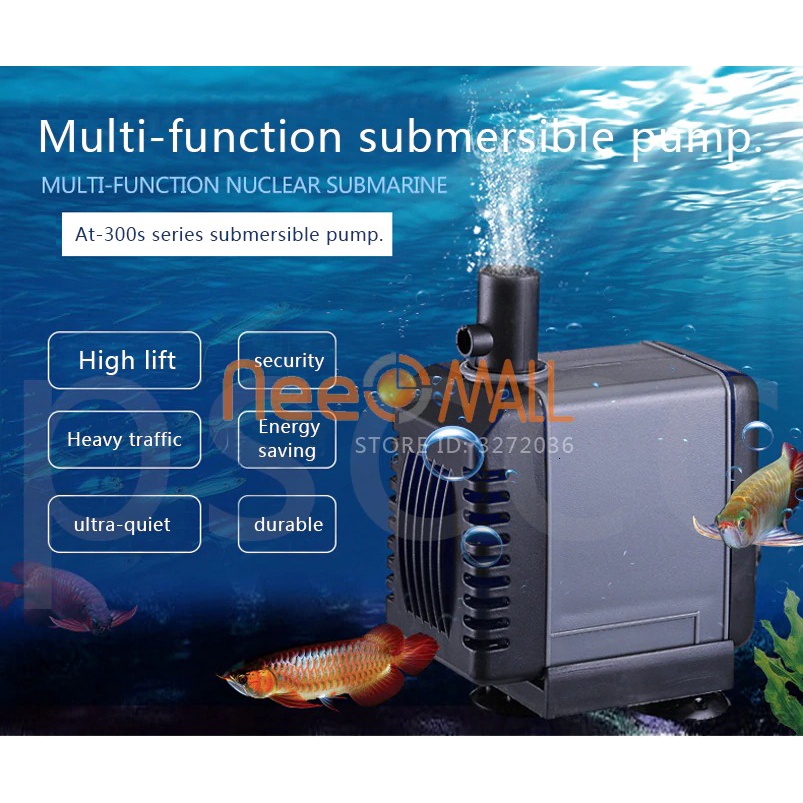 Máy bơm nước cho bể cá , Atman AT306 công nghệ mới tiêu chuẩn chọn lọc tốt chất lượng.