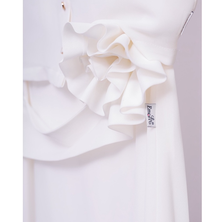 Juyp bút chì ôm, đính hoa 1 bên Emspo J1131