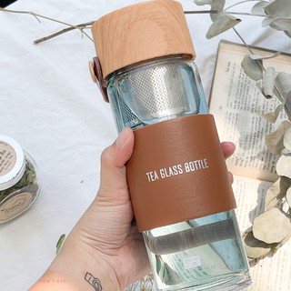Bình Nước Thủy Tinh Có Lõi Lọc Pha Trà