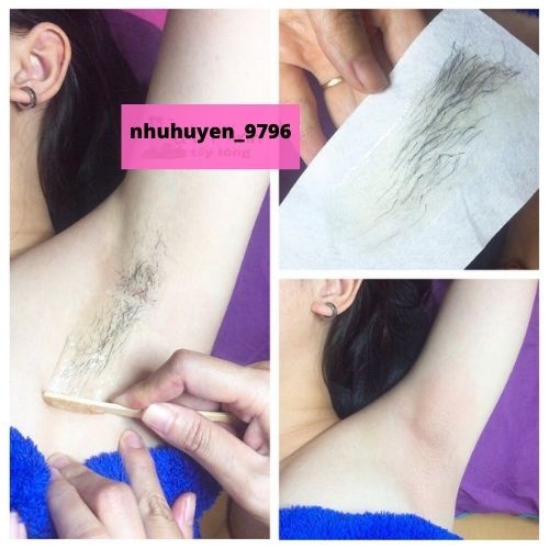 Wax lông mật ong Horshion to + tặng que gỗ wax lạnh NUHUWAXING