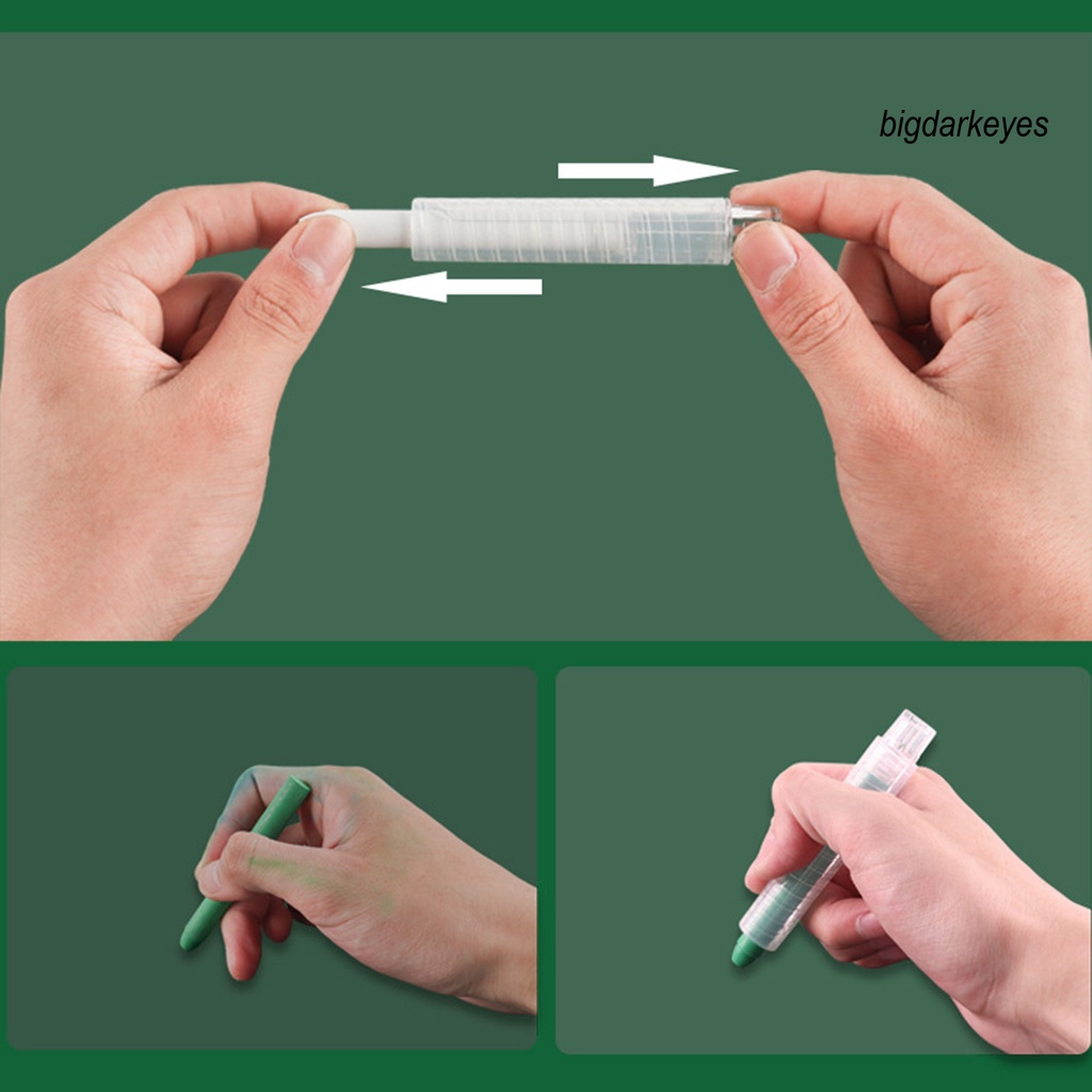 Set 10 Hộp Đựng Phấn Viết Bằng Nhựa PP Trong Suốt Thân Thiện Với Môi Trường