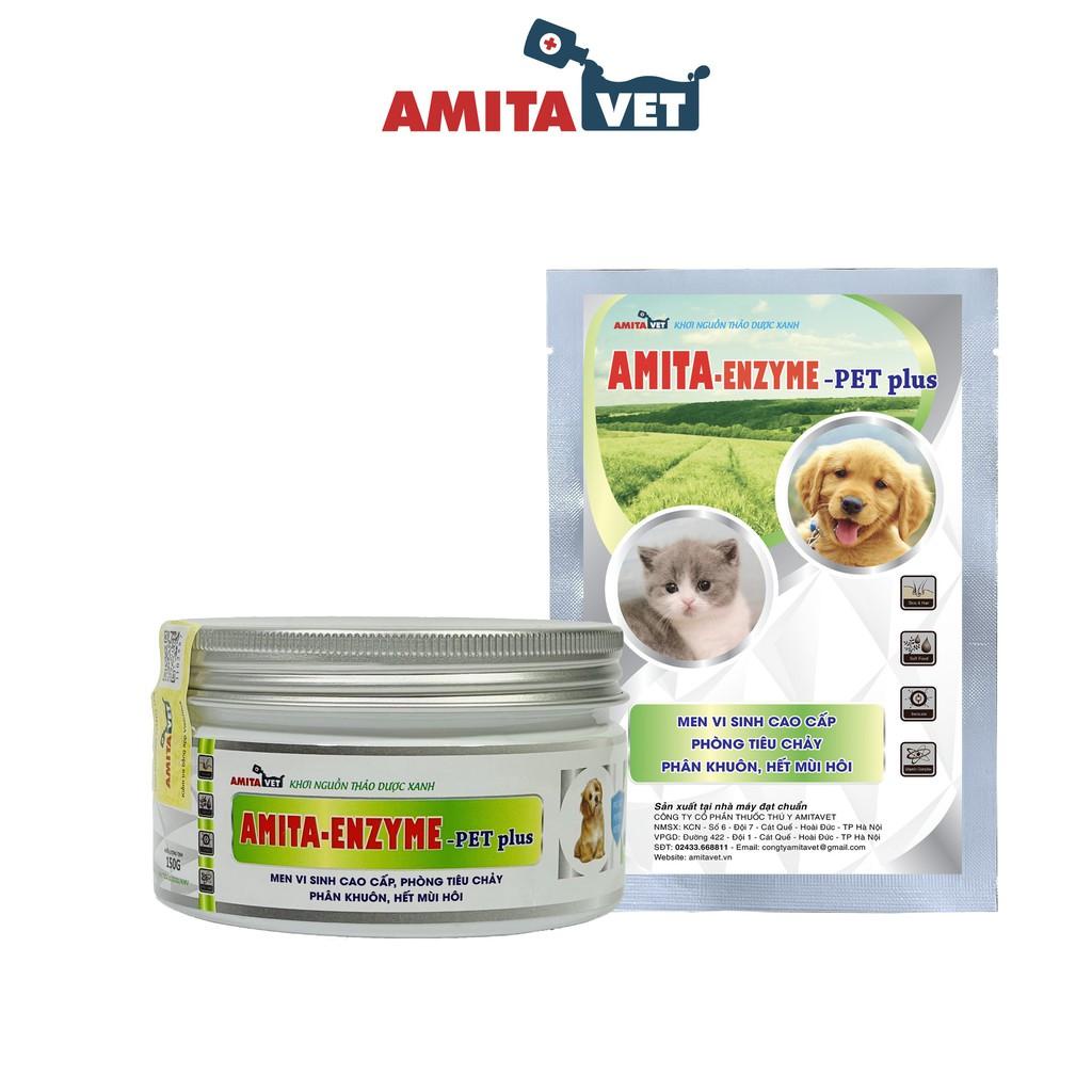 Giải nhiệt cho chó mèo GLULYTE Plus 150g AMITAVET giúp chăm sóc thú cưng chống nóng giảm stress tăng dề kháng bù nước