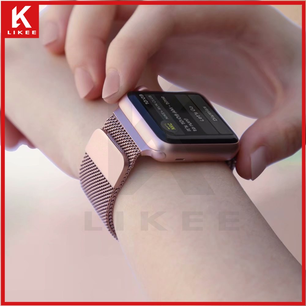 Dây Đeo Đồng Hồ Bằng Inox Cho Apple Watch Series 8 7 6 5 4 3 2 1 Se 38 / 40 / 41mm 42 / 44 / 45mm T500 / W46 / X7 / X8 / P8 / W26 / T500