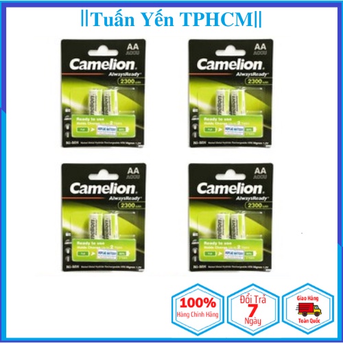 Combo 8 Viên Pin Sạc Camelion AA 2300mAh (4 VỈ)