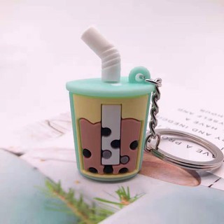 Móc Khoá Xe Hình Trà Sữa