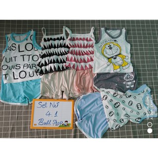 SET 5 BỘ BA LỖ/ÁO DÂY BÉ GÁI