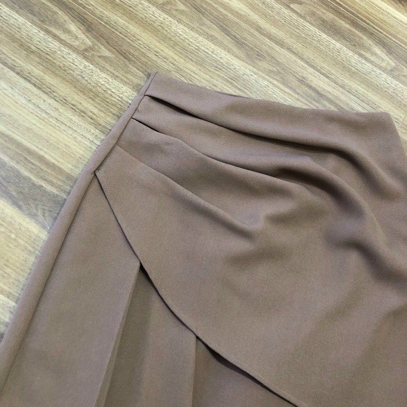 Chân váy xếp ly vạt lệch BH 28