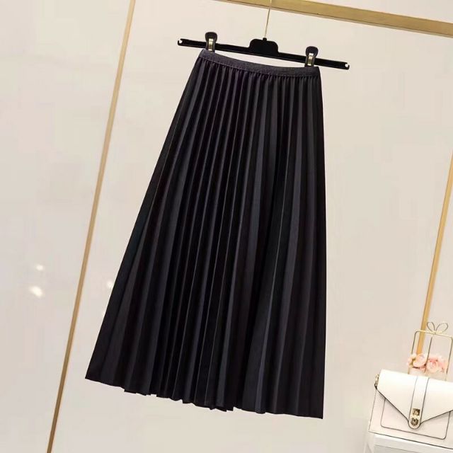 Chân váy dập li hàng QCL1